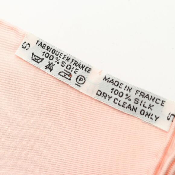 HERMES Pink Silk Scarf - Picture 3 of 3